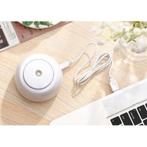 피부관리용 간단 휴대 USB 미니 가습기 책상용가습기, 블루