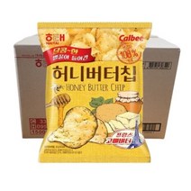 해태 허니버터칩 88g 12개 과자 한박스 벌꿀 생감자 사무실 학교 간식, 단품