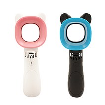 엘휴 날개없는 USB 핸디 선풍기 (핑크/블루), 블루블랙