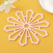 실리콘냄비받침 캠핑냄비받침 에어프라이어깔개 핑크, 상세 참조