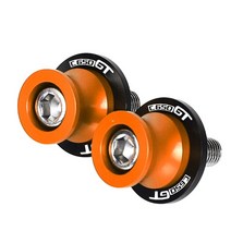 BMW 스쿠터 C650GT 2011 19 모터 Swingarm 스풀 슬라이더 M8 스탠드 나사 프로텍터, 08 8MM Orange