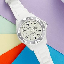 싼다 SD-1053 아날로그 수능시계 우레탄밴드 방수 남여공동 쿼츠손목시계