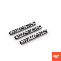 매대가격표 가격표시대 마트가격표 6MM 9MM 투명/금색 오늘의금시세 금액표 가격표꽂이, 6mm 검정/흰색, 기본