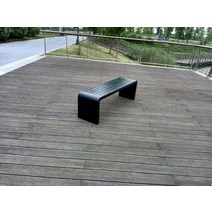 철제의자 마당벤치 정원벤치 공원벤치 의자 야외 벤치, 180 cm 40 cm 45 cm 블랙