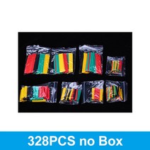 골프손목보호대 골프아대 교정기 127-800pcs 수축튜브 열 수축 튜브 내열성 포장 키트 전기 연결 와이어 케이블 절연 슬리브 heat shrink tube, 03 328Pcs no Box