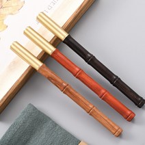 고급 럭셔리 필기구 대나무 볼펜 리얼 나무 펜 에보니
