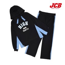 JCB 컬러블럭후드/와이드팬츠 세트 (JBS8R541GSB)