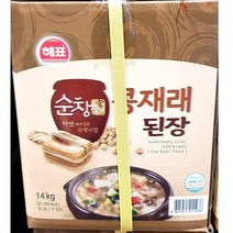 재래된장 콩된장 14키로 우거지조림 봄동된장국 한식당 식재료, 1개