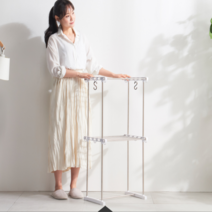 기숙사 원룸형 고시원 자취생 필수품 좁은공간 미니 세탁 빨래 1단 2단 건조대