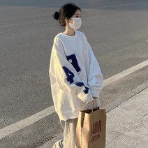 봄옷 휴양지 원피스 실내복 퀼팅 앙고라 여성용 미국 레트로 라운드 넥 스웨터 초가을 트렌디한 긴팔 스웨