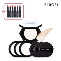 엘로엘 블랑 화이트닝 팩트 본품1+리필3+벨벳립 1종