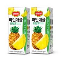 델몬트 포도 파인애플 오렌지 사과 망고 190ml 24팩 48팩, 파인애플 (24팩 x 2박스)
