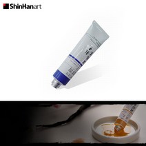 신한 한국화 물감 20ml 316 녹초, 50개