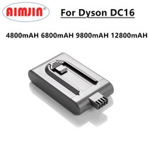 V7플러피 V6 V8 V10 V11 교체 다이슨배터리 4.8/6.8/9.8/12.8Ah 21.6 DC16 진공 청소기 다이슨 DC12 12097 BP01 91243301 L50, 01 21.6 볼트_03 6800mAH