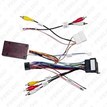 기아 스포티지 3/쏘렌토/스포티지 R 현대 리오나 애프터 마켓 스테레오 설치 와이어 어댑터에 대한 자동차 16 핀 오디오 배선 하네스, [03] AB cable-canbus box