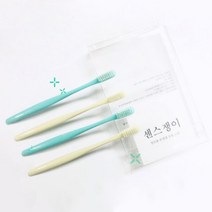 센스쟁이 성인 미세모칫솔 위생캡포함(10입), 1개