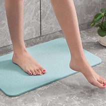 투빌 규조토 발매트 빨아쓰는 욕실매트 화장실발매트 구조토 세척 대형 발닦개 자취필수템, 대, 민트
