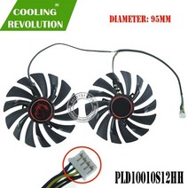MSI GTX 980Ti 970 960 950 R9 380 390 용 그래픽 팬 2 개 세트 PLD10010S12HH, 03 GTX 980Ti 960 950 R9_01 11