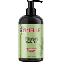 Mielle Rosemary Mint Strengthening Shampoo 미엘 로즈마리 민트 스트렝스닝 샴푸 355ml, 1개