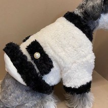 강아지 옷장 옷걸이 행거 개고양이 옷 따뜻한 가을과 겨울 두꺼운 슈나우저 비숑 양고기 코트 옷 애완 동, 01 1_04 L