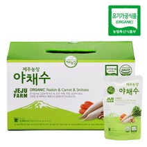 제주농장 제주 유기농 야채수 100ml 30포 3박스, 3개, 3000ml