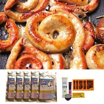 고소름푸드 국내산 한우 초벌 소곱창 구이 5팩+참소스5개 콩고물 핑크솔트 참소스