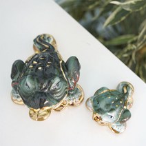 그린 삼족 두꺼비 2size 오브제 유니크 카페 식당 매장 학원 감성, 소, 소