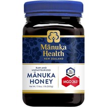 Manuka Health 영국 뉴질랜드 마누카 꿀 MGO 263 UMF10 500g