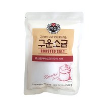 CJ 백설 구운소금500g, 500g, 구운소금 1개, 1개