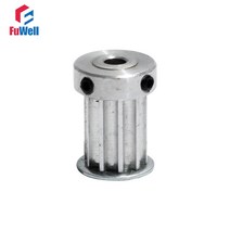 HTD5M 10T 타이밍 풀리 21mm 벨트 폭 10 톱니 변속기 5/6/6.35/7/8mm 보어 알루미늄 합금 5M, [04] 7MM, [01] 21mm