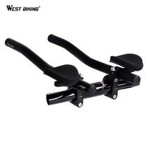 자전거핸들바 라이저바 드롭바 불혼바 에어로바 갈매기 tt바 bike rest tt 핸들바 클립 온 에어로 바 핸들바 트라이, 하얀
