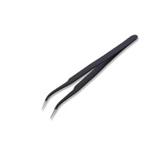 고급핀셋 속눈썹 스톤 파츠 네일재료 공업용핀셋 플랫, 1개, 고급 ㄱ자 핀셋