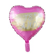 지구본 5/10pcs 18inch TE AMO Spanish 나는 호일 풍선 하트 모양 헬륨 에어 글로브 발렌타인 데이 웨딩 장, 09 style9_02 10pcs_01 18 인치