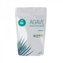 NBF Organic Agave 이눌린 섬유 Inulin Powder 1LB Prebiotic Supplement Soluble Fiber Intestinal, 1 Pound (Pack of 1)