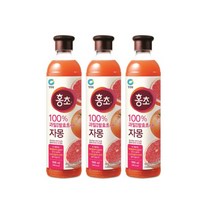 청정원 홍초 자몽 900mLx4개/과일발효초/무배