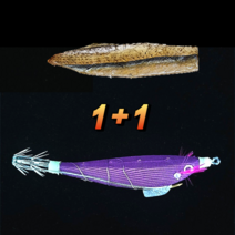 캠낙스 UV 케이무라 수평 야광 생미끼 철사 와이어 한치 갑오징어 문어 쭈꾸미 삼봉 에기 학꽁치포 1+1, 올 퍼플 + 학꽁치포