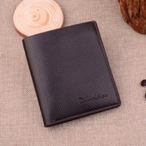 포토 카드 바인더 명함 꽂이 수첩 쿠폰북 남성 비즈니스 가죽 지갑 지갑 브랜드 럭셔리, 커피 수직