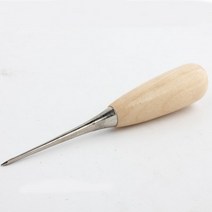 가죽공예칼 전장 122MM 가죽or고무 구멍작업 가죽용송곳, 1개