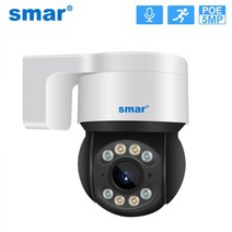 Smar POE PTZ 카메라 5MP 2MP 야외 양방향 오디오 풀 컬러 야간 투시경 Ai 인간 감지 스피드 돔 보안 감시 ICSEE, 2MP POE Cam No Card_KR