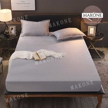 Makone 상표등록 2023 양털 극세사 침대 매트리스 커버 겨울 플란넬 융 라지 킹 슈퍼 싱글 침대보