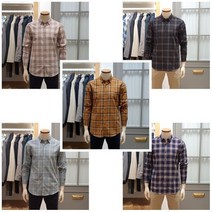 올젠 남성 빅 체크 캐쥬얼 셔츠 5종 택1(ZOB3WC1304)_갤광교