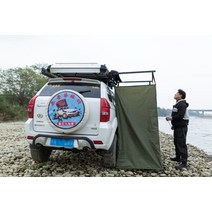 루프탑텐트 차박 어닝 캠핑 낚시 카 사이드욕실 카 욕실 룸 야외 샤워 모바일 화장실 카 퀵 오픈 탈의실