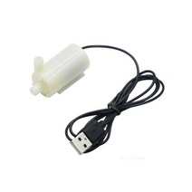 Dc 5V USB 미니 저소음 브러시리스 모터 펌프 물고기 탱크 수생 애완 동물 잠수정 통기 소형 분수, [05] dual use white, 05 dual use white