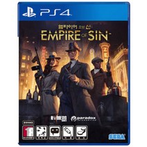 [중고]PS4 엠파이어 오브 신 (한글판) EMPIRE OF SIN 정식발매 플스 플레이스테이션
