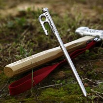 팩다운잘되는 텐트 타프설치용 스텐 단조팩세트 오토캠핑용 백팩킹용