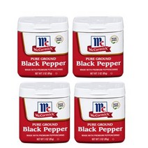 McCormick 맥코믹 그라운드 검은 후추 85g 4개 pure ground black pepper