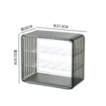 아크릴 미니 레고 피규어 소형 진열대 전시장 장식장, 녹색