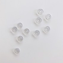지비츠 세트 투명 10개입 신발파츠 부자재 버튼 꼭지 꼬다리 단추 악세사리 재료 실내화 꾸미기 크럭스 크룩스 파츠
