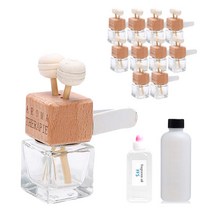 [디퓨저 KIT] 차량용 우드사각리드세트 10개 만들기, 샤x no.5 50ml, 샤x no.5 10ml