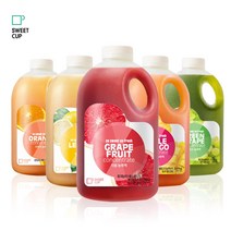 스위트컵 자몽 망고 레몬 청포도 복숭아 농축액모음, 레몬 농축액